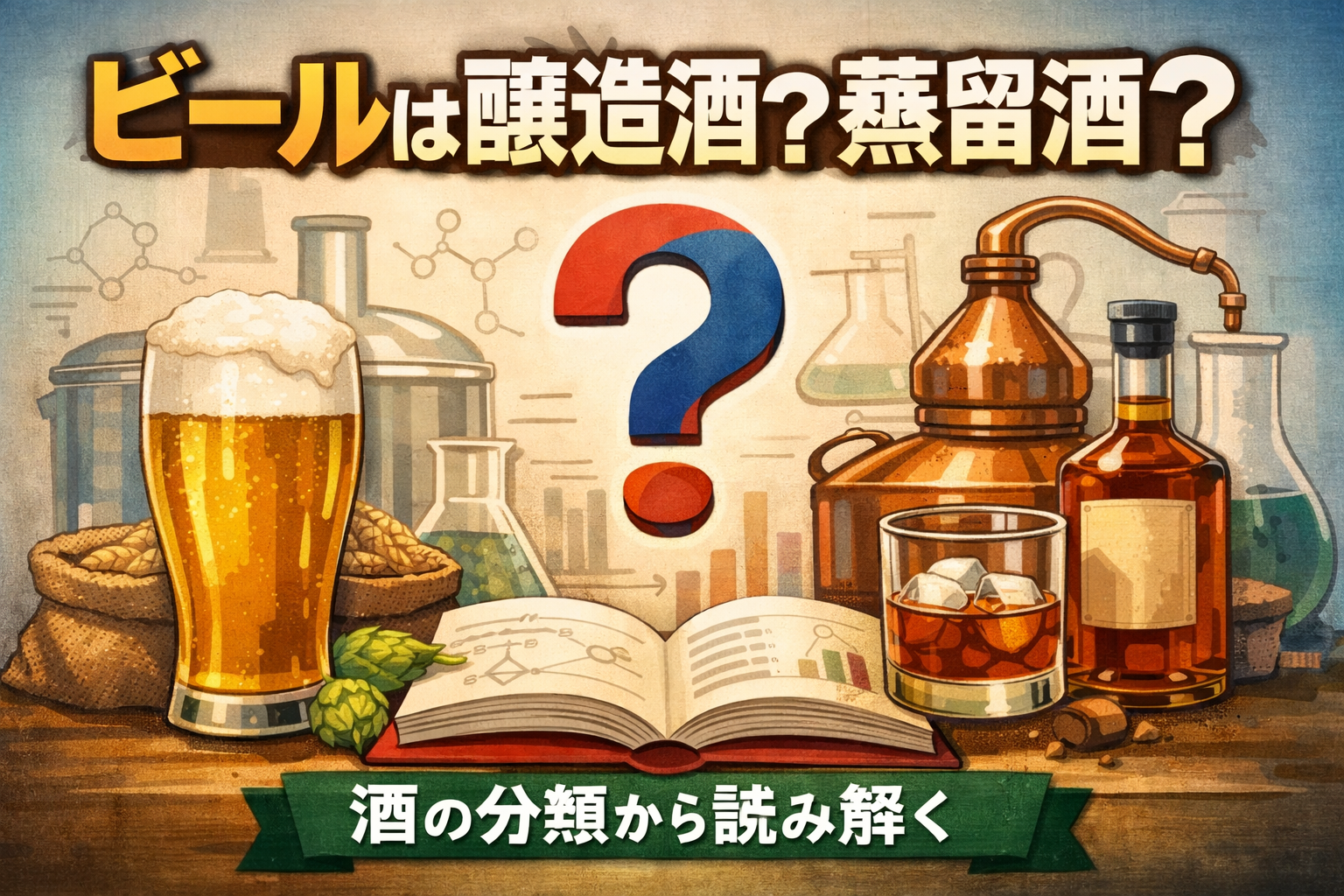 10.ビールは醸造酒？蒸留酒？酒の分類から読み解く