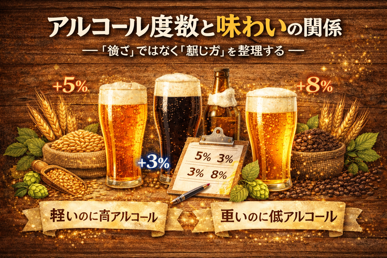 クラフトビールの基本から読み解く ― ビールの構造と味わいの全体像 ―