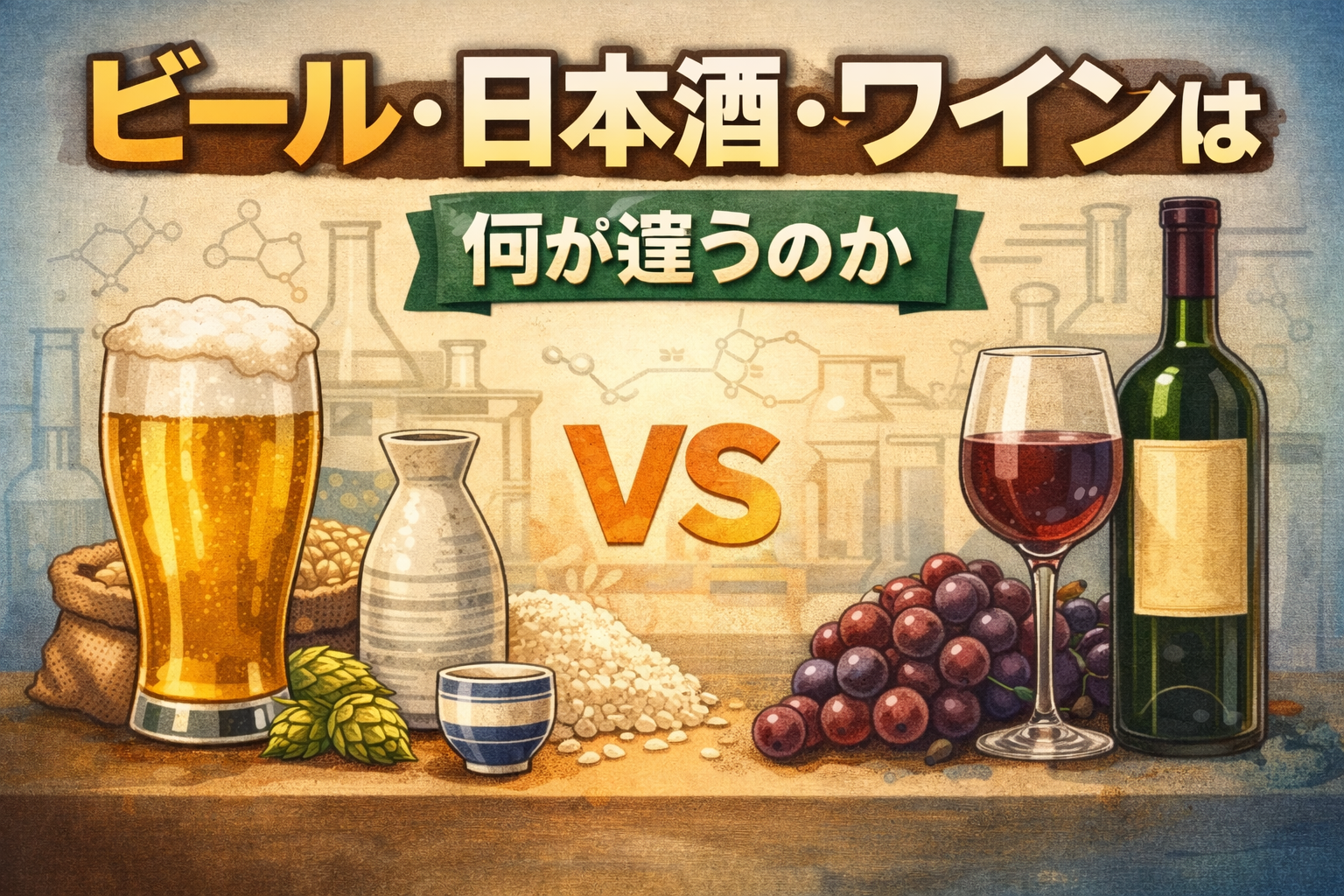 ビール・日本酒・ワインは何が違うのか【11】