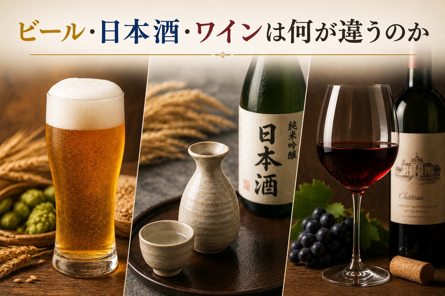 ビール・日本酒・ワインは何が違うのか【11】