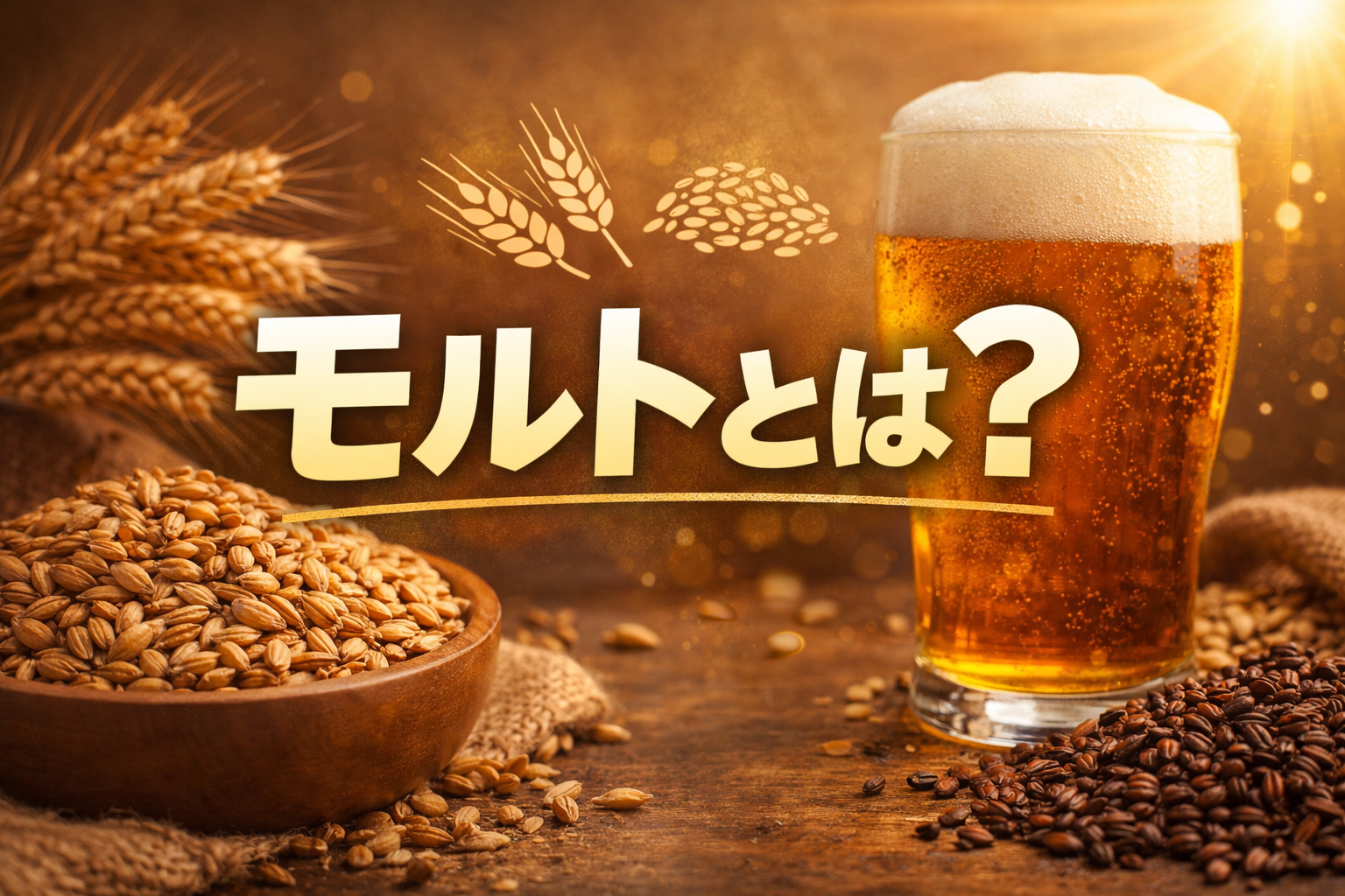 ビールのモルトとは？― 甘み・コク・色・飲みごたえの正体を整理する ―【07】