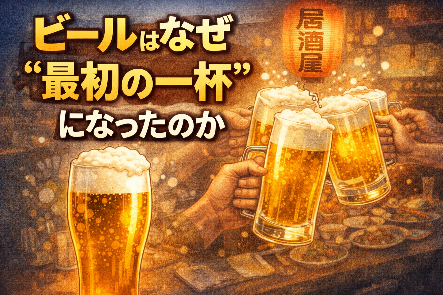ビールはなぜ“最初の一杯”になったのか【13】