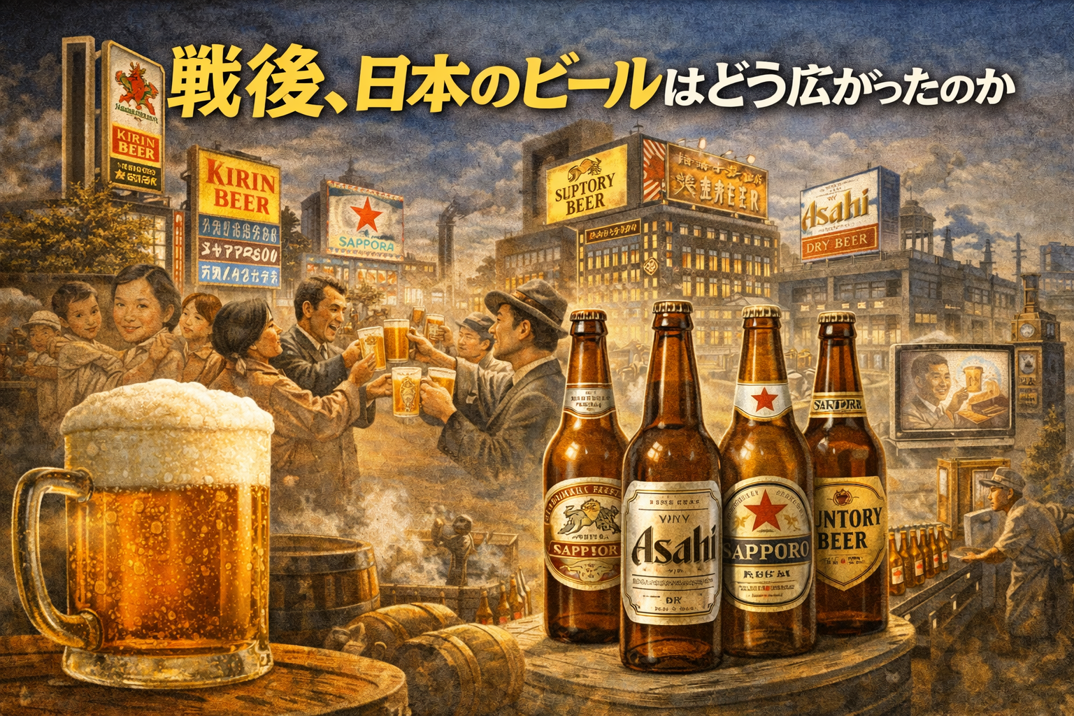 17.戦後、日本のビールはどう広がったのか ― 大手4社と「ビール文化」の形成