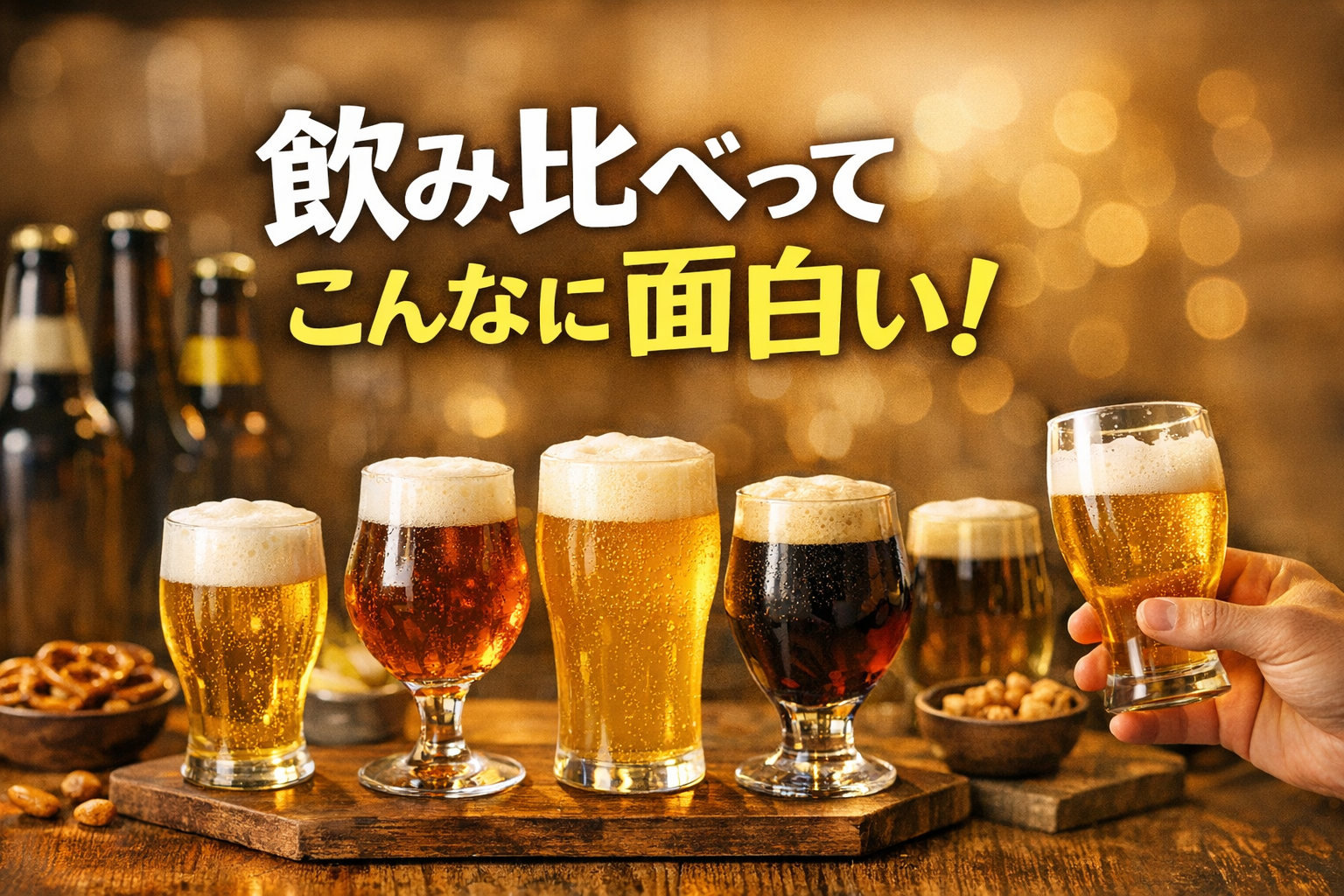 飲み比べってこんなに面白い！“家ビール”をもっと好きになる方法