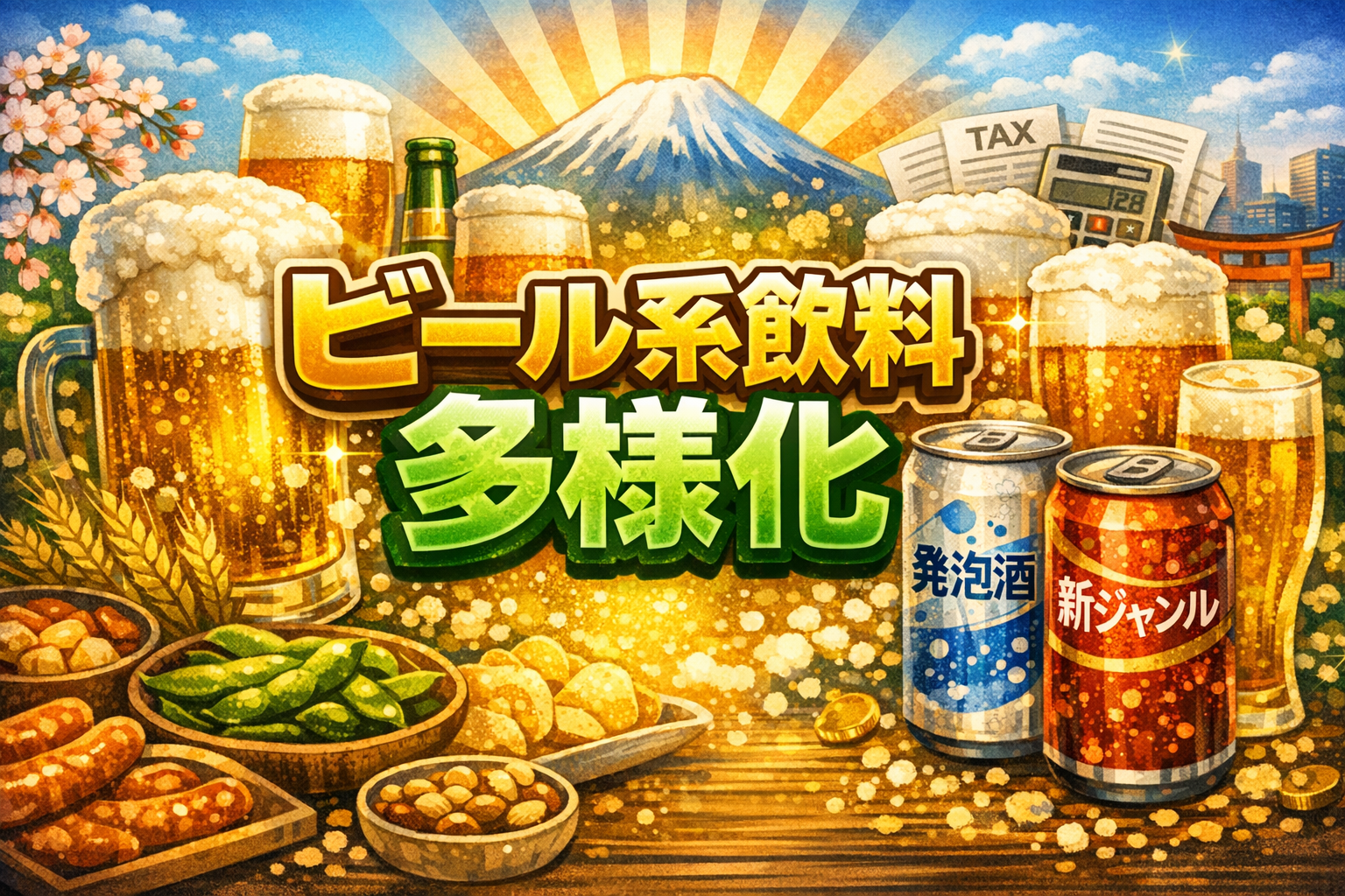 ビール系飲料の多様化 ― 第三のビールが生んだ日本独自のビール市場【21-3】