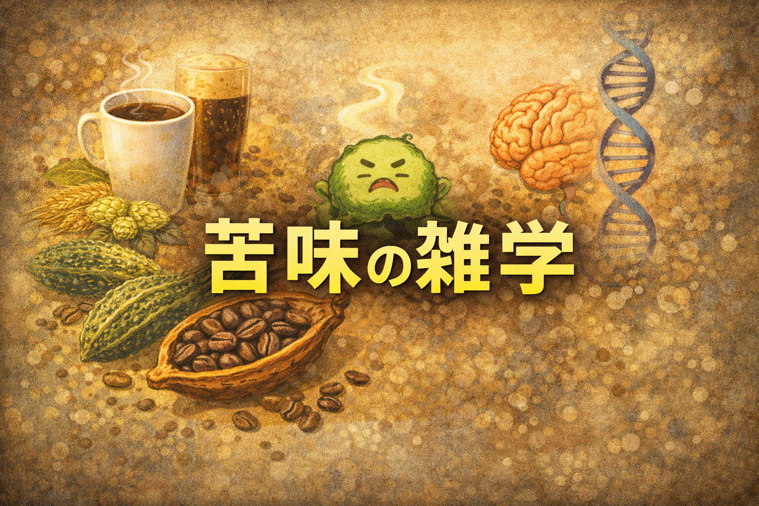 苦味の雑学｜食べ物・文化・体の仕組みまで一気にわかる【9-9】