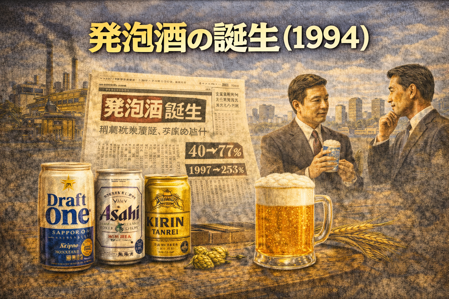 発泡酒の誕生（1994） ― 発泡酒はなぜ生まれたのか【21-2】
