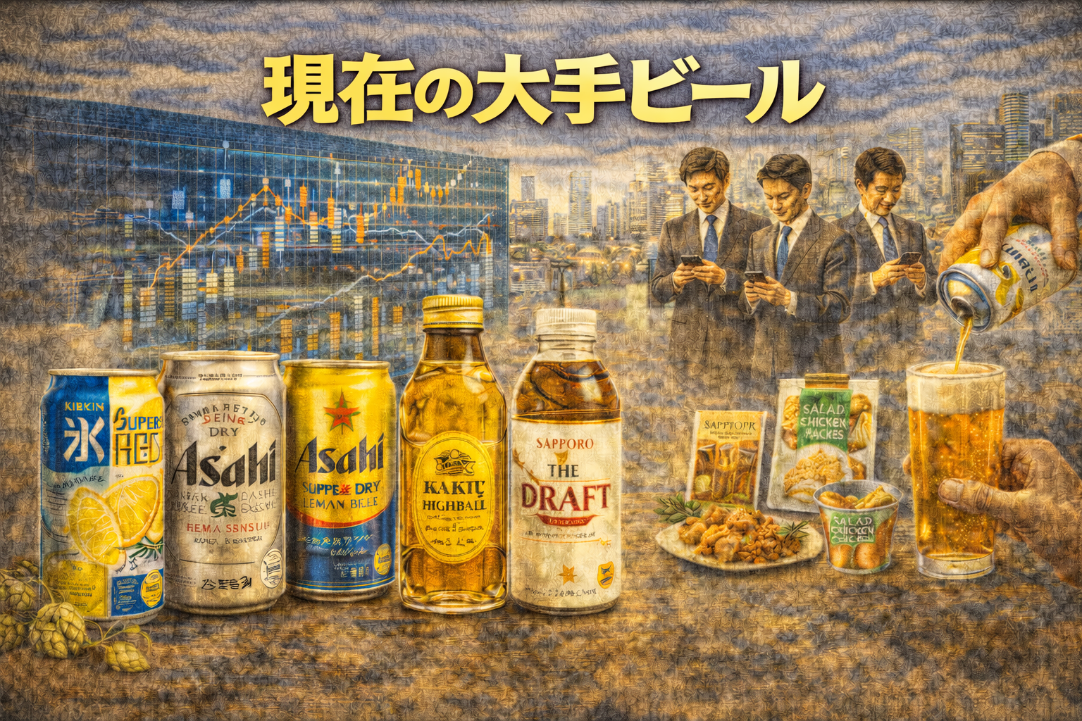 現在の大手ビール会社の戦略 ― 多様化する日本のビール市場【21-6】