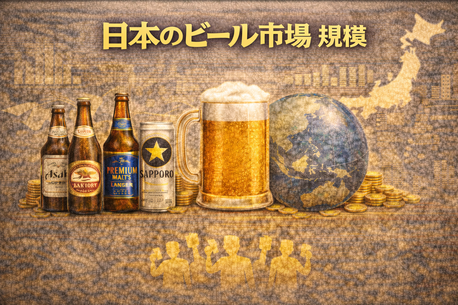 日本のビール市場規模　― ビールはどれくらい飲まれているのか【22-9】