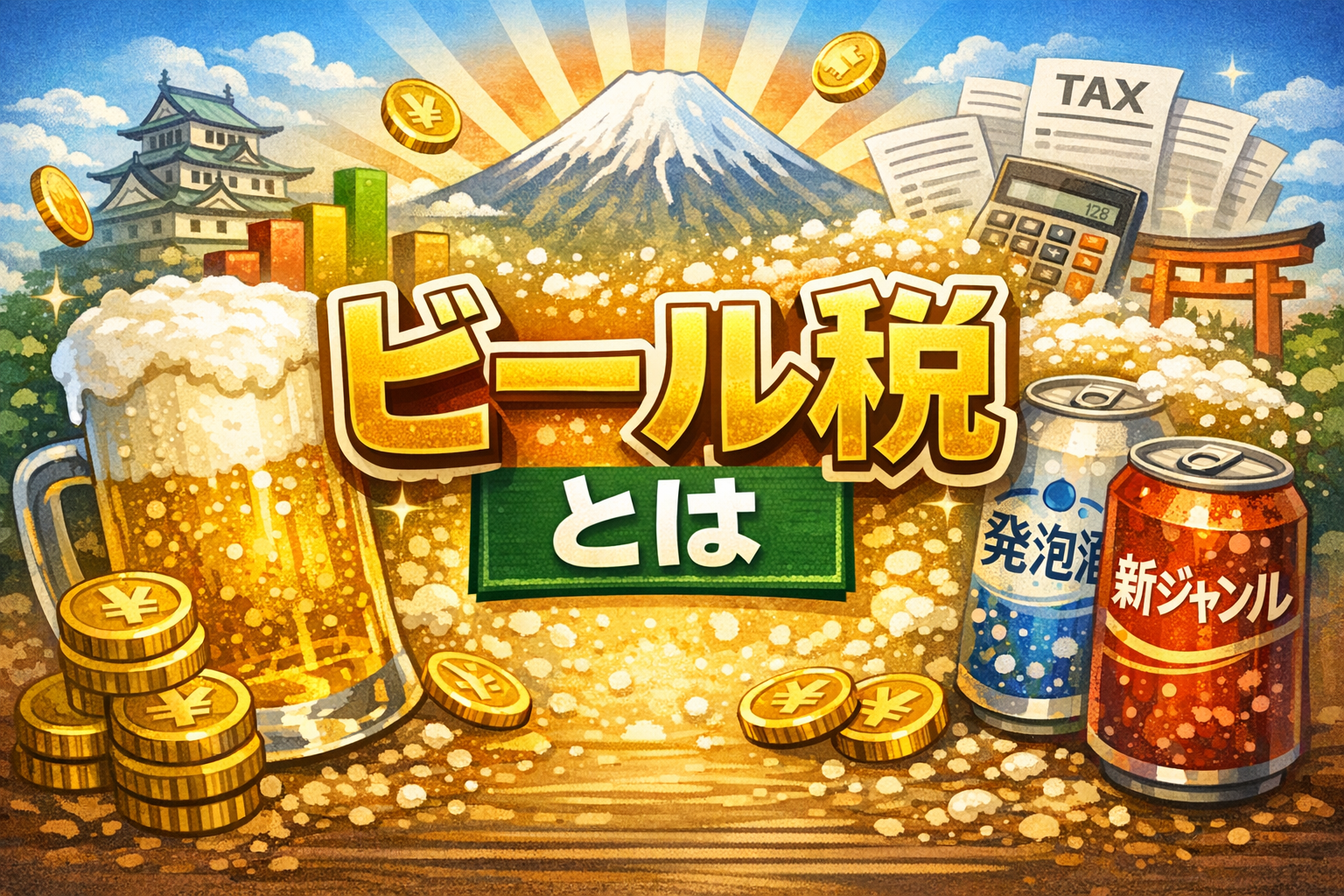 日本のビール税とは何か ― 発泡酒・第三のビールを生んだ酒税の仕組み【22-2】