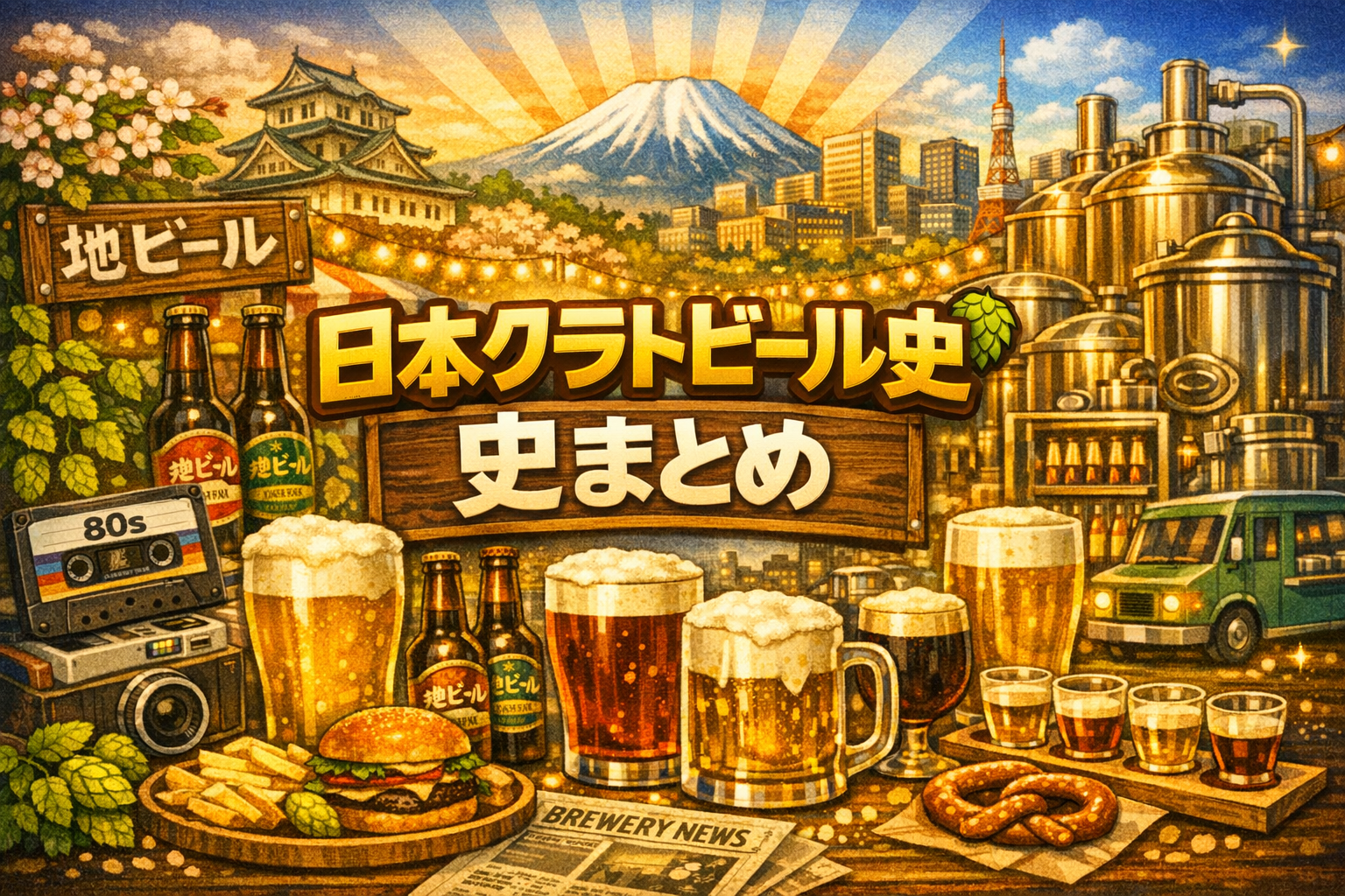 日本クラフトビール史まとめ（1980〜現在）― 地ビールからクラフトビールへ、日本ビール文化の変化【20】