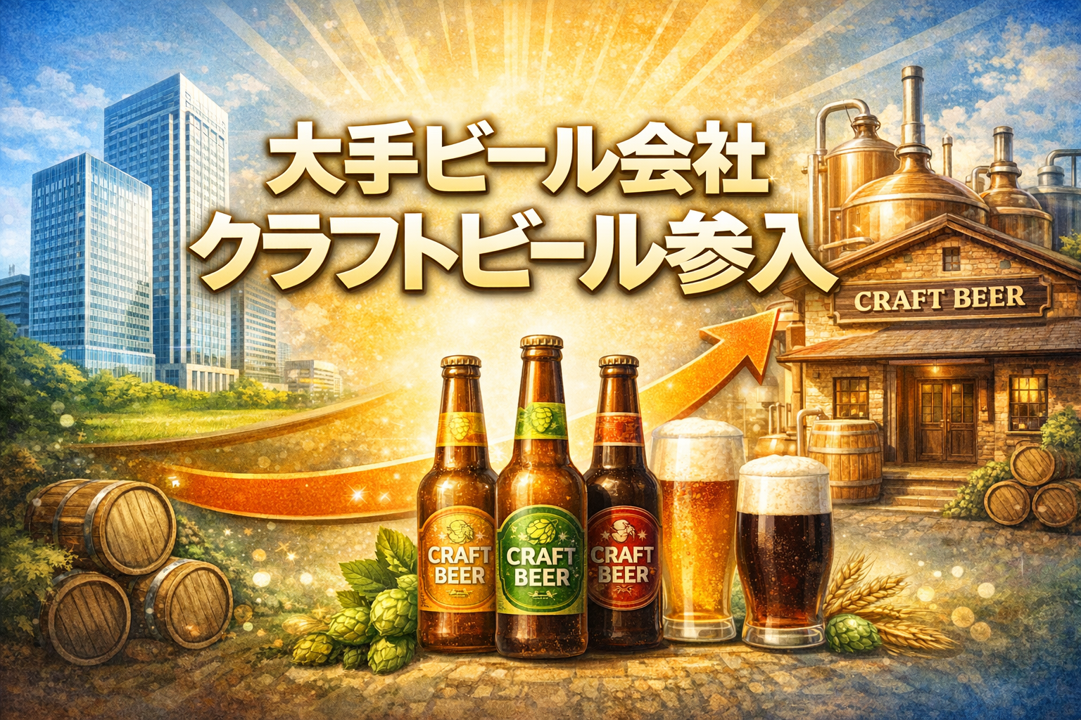 大手ビール会社のクラフトビール参入 ― 日本のクラフトビール市場はどう広がったのか【21-4】