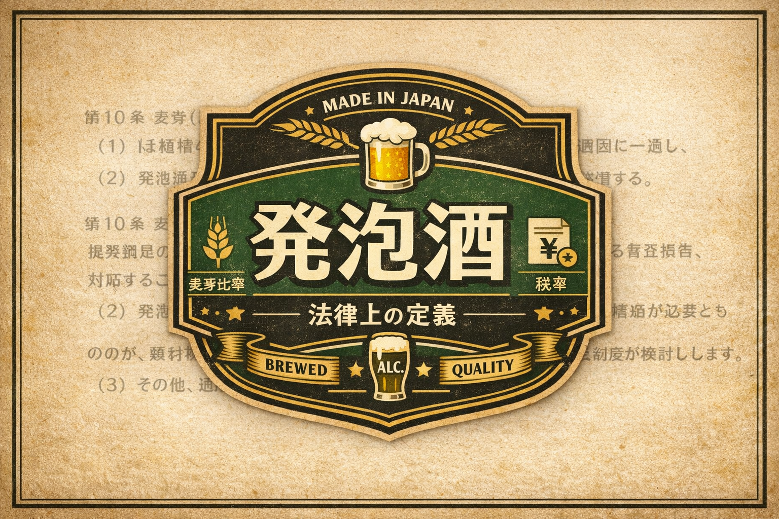 発泡酒とは何か ― ビールとの違いと、日本独自のビール文化【22-5】