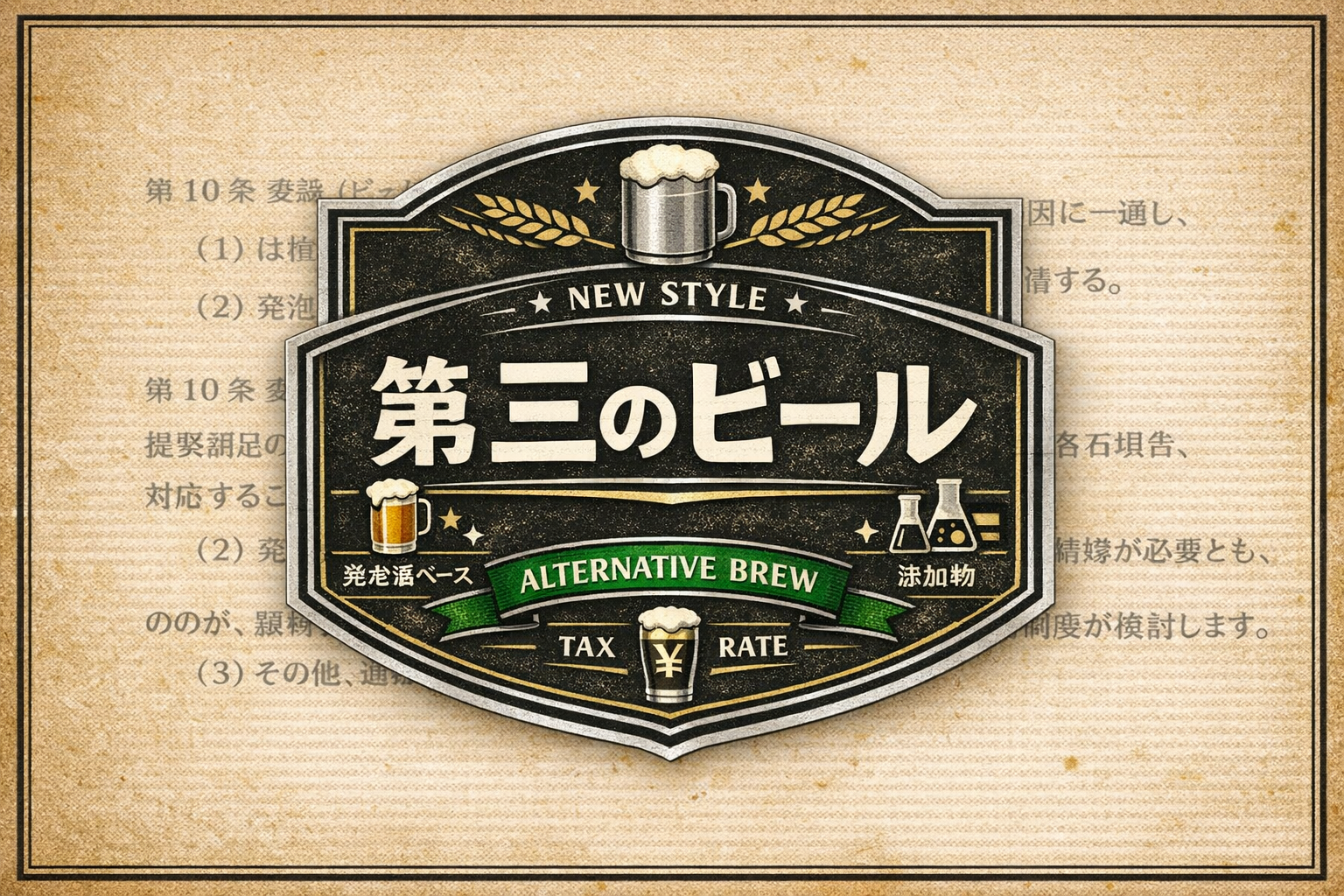 第三のビールとは何か ― 発泡酒の次に生まれた、日本独自のビール文化【22-6】
