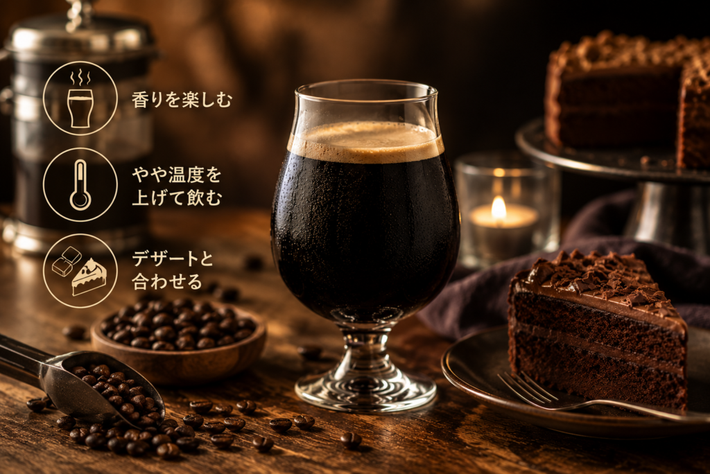 コーヒービールの楽しみ方イメージ画像