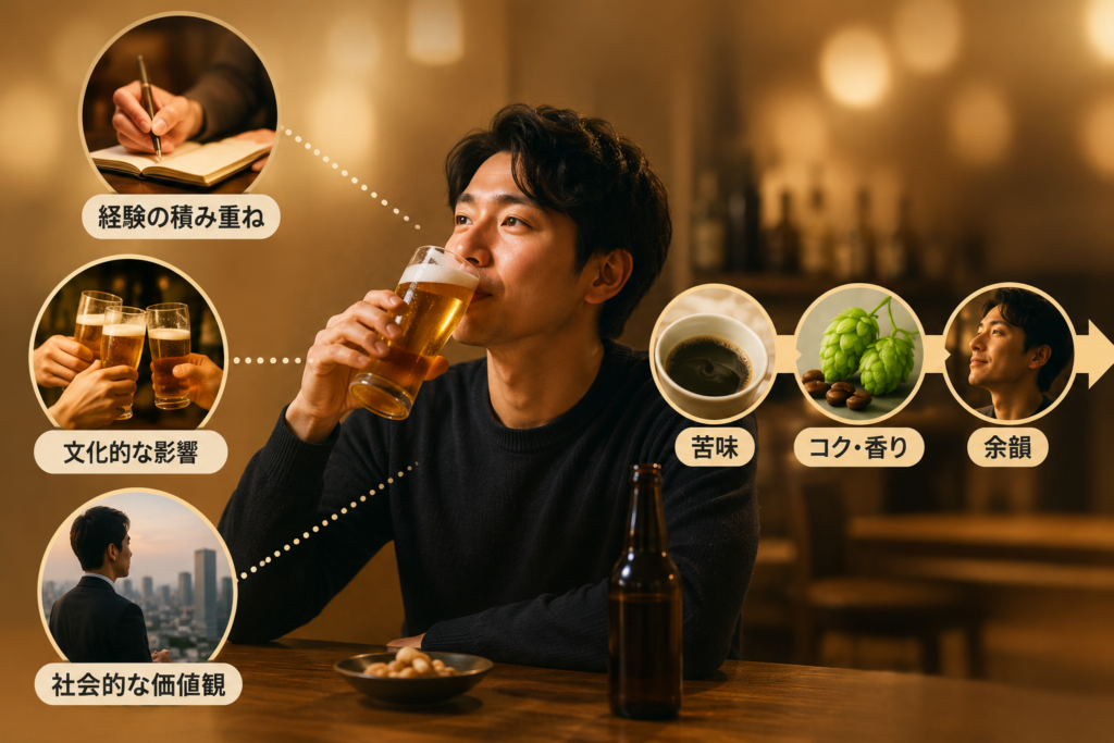 大人は苦味を好きになるイメージ画像