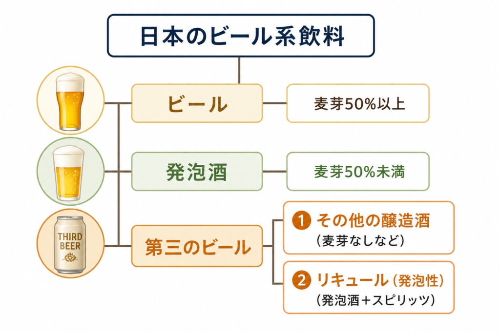 第三のビールの仕組みイメージ画像