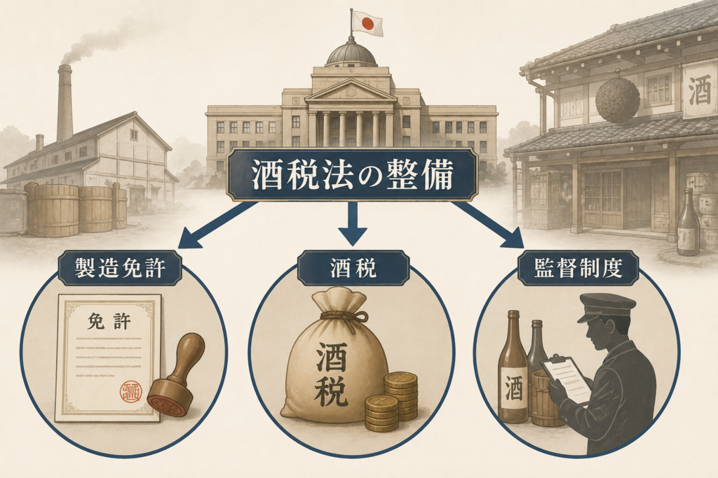 酒税法整備の流れのイメージ画像