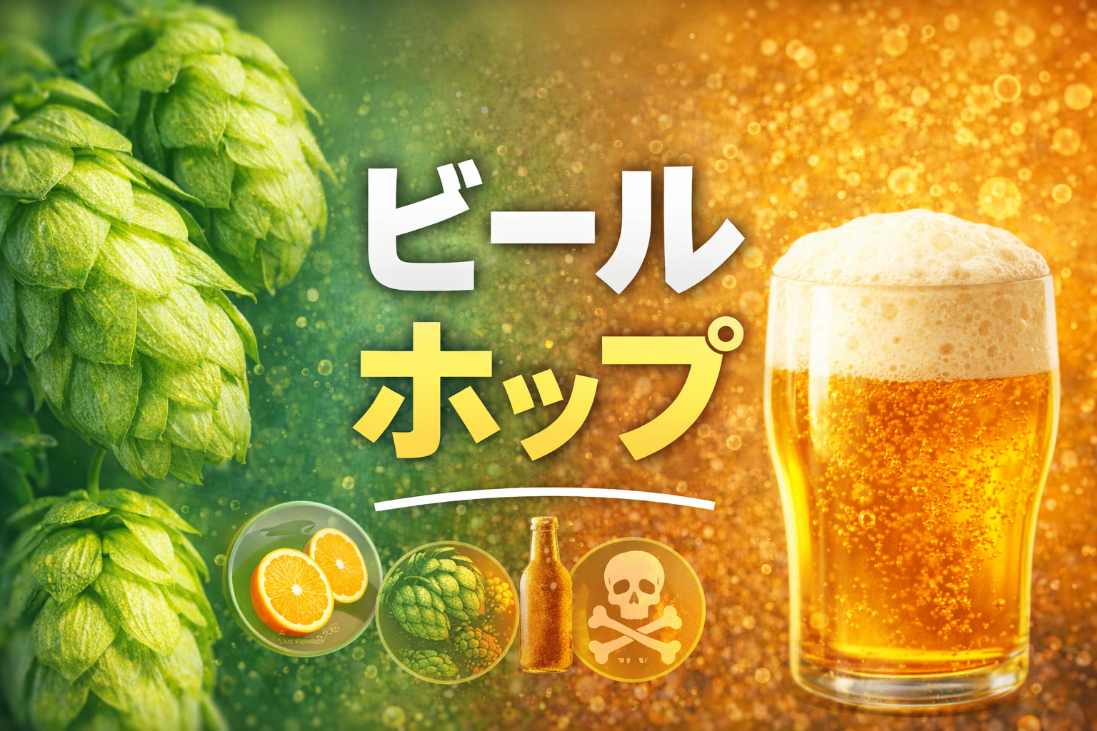 ビールのホップとは？役割・香り・苦味・基本をまとめて解説【06-1】