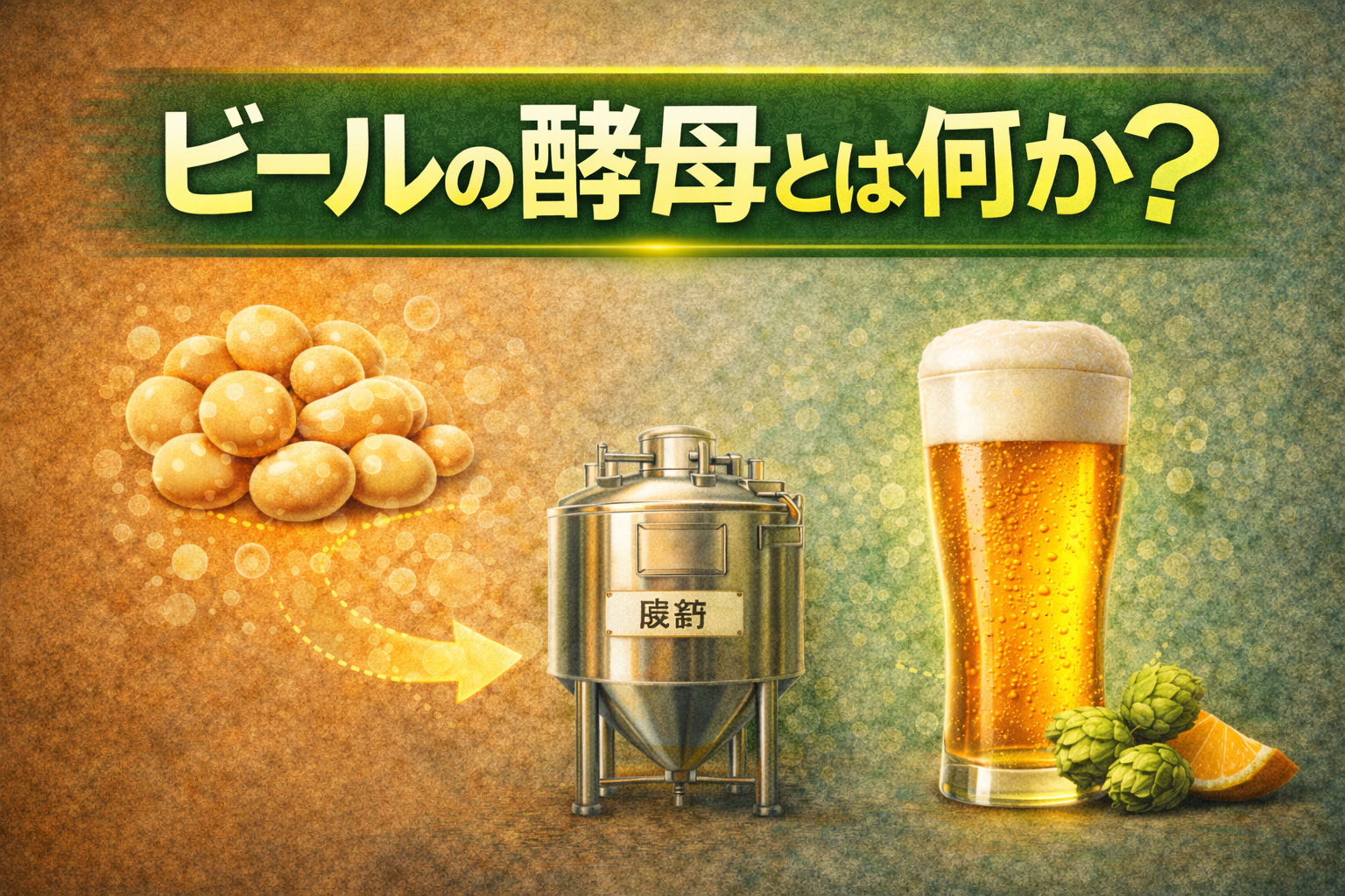 ビールの酵母とは何か？役割・発酵との関係・香りへの影響を解説【03-5】
