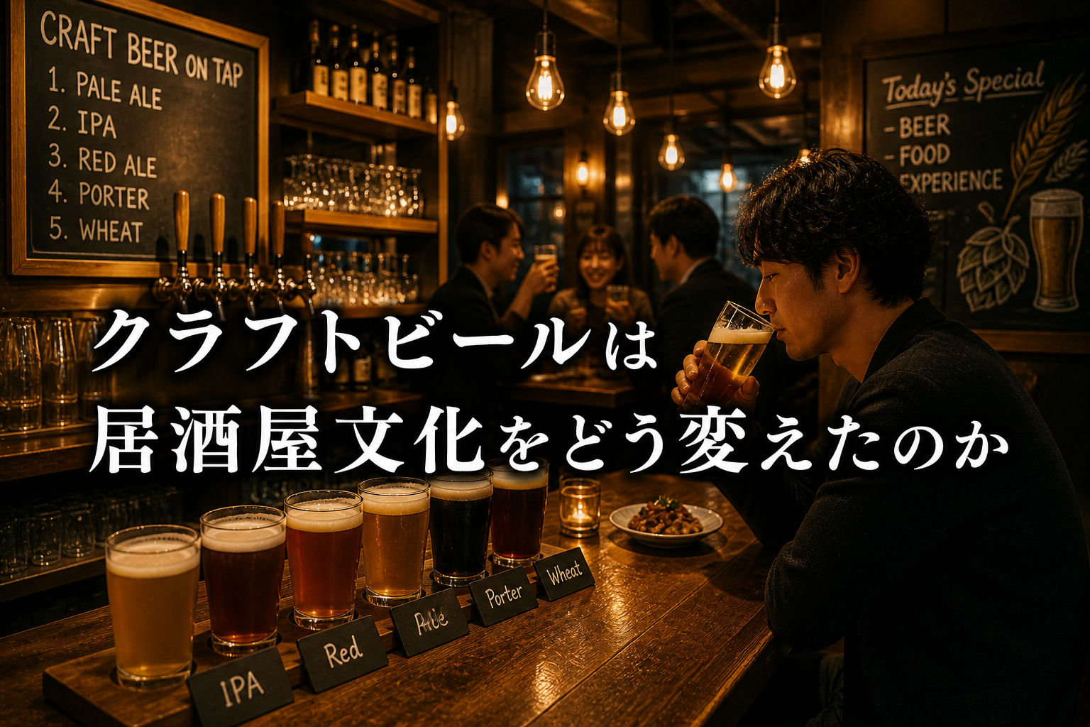 クラフトビールは居酒屋文化をどう変えたのか?体験型飲酒文化を読み解く【E-2-09】