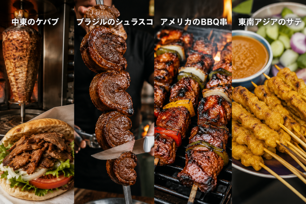 世界の焼き串料理
