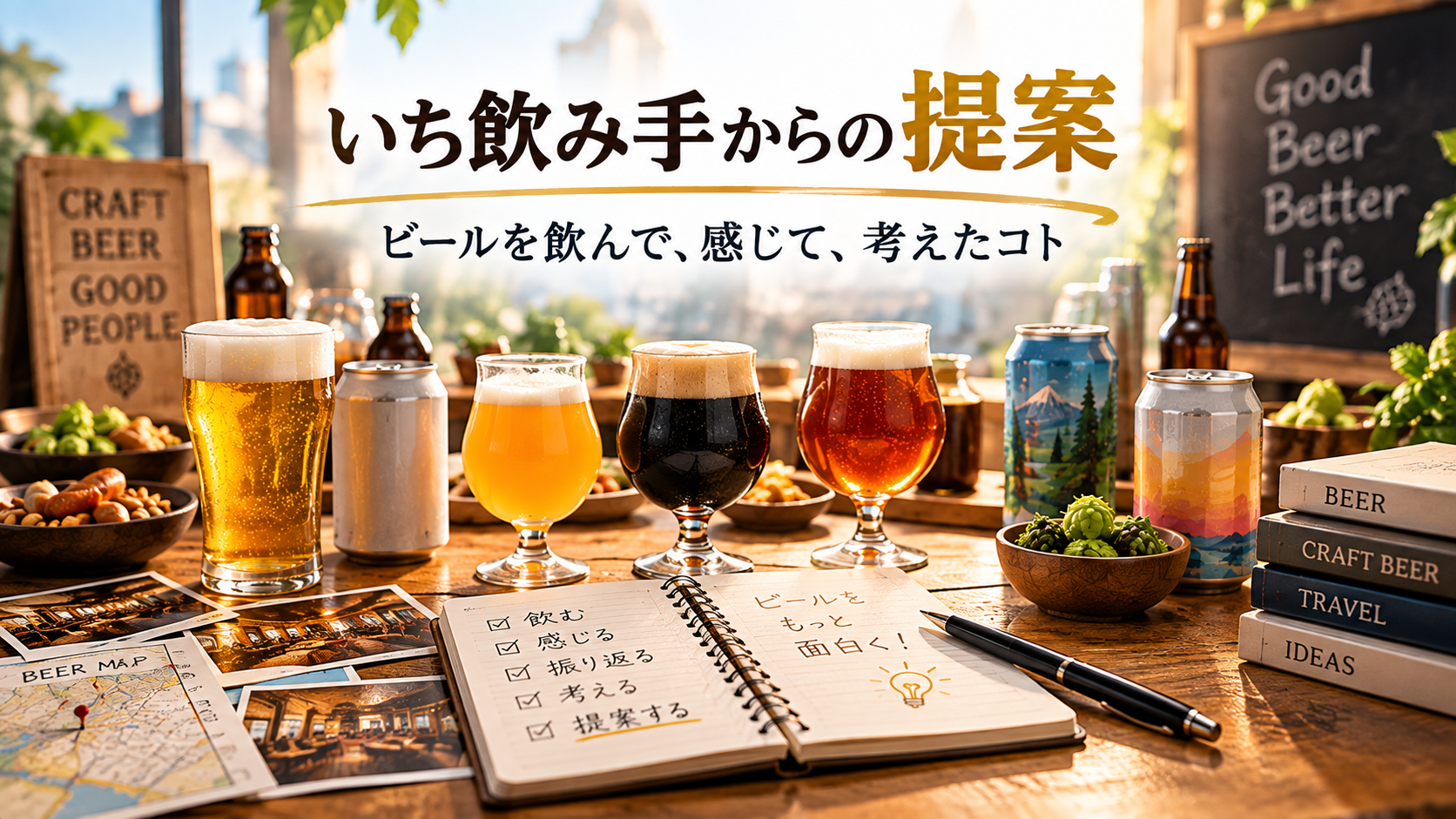 いち飲み手からの提案｜ビールを飲んで、感じて、考えたこと